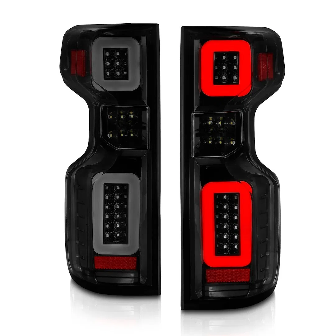 311415 – ANZO Tail Light Assembly, LED Smoke Lens Black Housing Red Running Light/ Brake Light/ Parking Light/ Sequen...